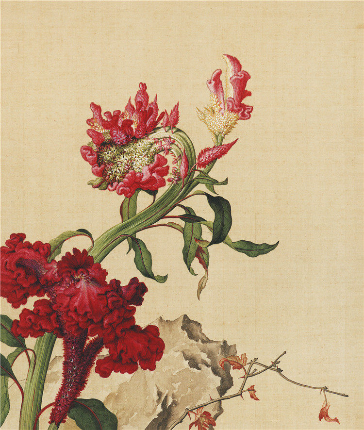 郎世宁高清微喷画宫廷国画复古怀旧艺术挂画玄关客厅装饰-Taobao-Tmall