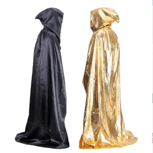 Черный красный золотой серебряный плащ, xэллоуин