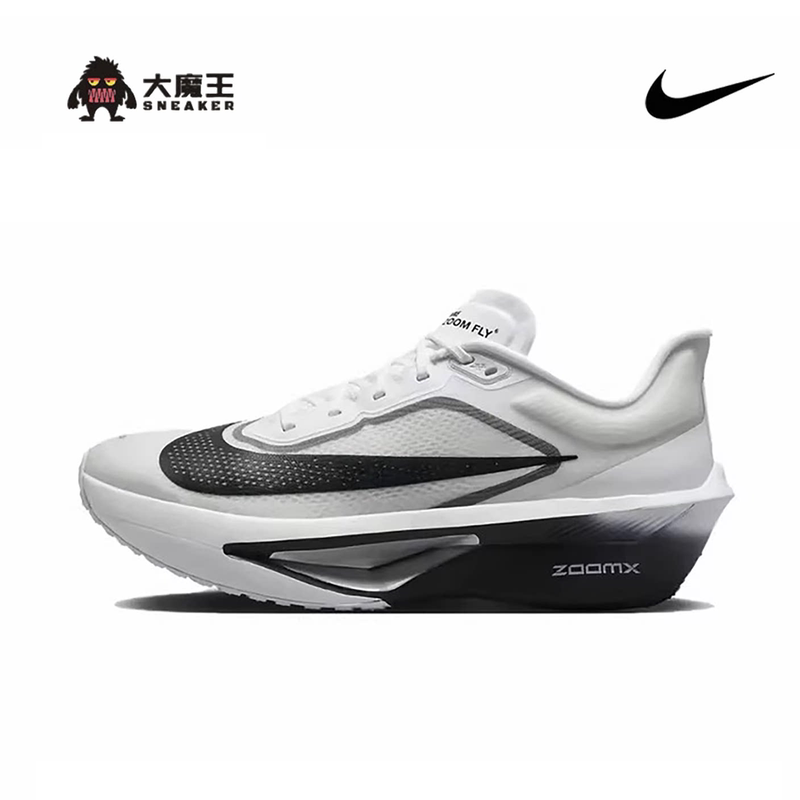 Nike Men's Shoes Zoom Fly 6 Marathon Carbon Plate Rebound Racing Professional Running Shoes Fn8454-100