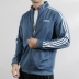 Áo khoác Adidas nam 2019 mùa thu mới thể thao mùa xuân và mùa thu cổ áo đứng giản dị đan áo khoác EI4893 - Áo khoác thể thao / áo khoác