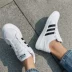 Giày nam Adidas / Adidas mùa hè 2019 vải thoáng khí giày thông thường giày trắng F34344 - Dép / giày thường Dép / giày thường