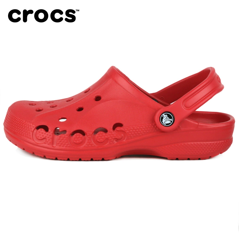 Crocs card Giày Luo Chi nữ 2020 mùa xuân mới giày thể thao thoáng khí Giày dép và dép Baotou 10126-6EN - Dép thể thao