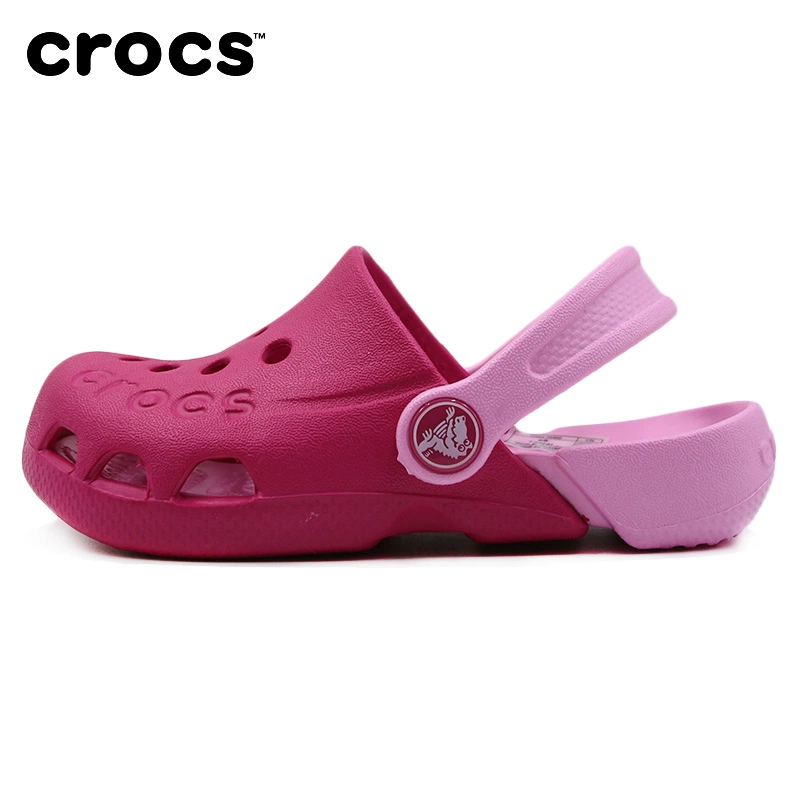 Giày Crocs Giày nam và nữ Ka Luochi Dép Electo Baotou dép chống trượt dép đi biển 10400 - Dép thể thao