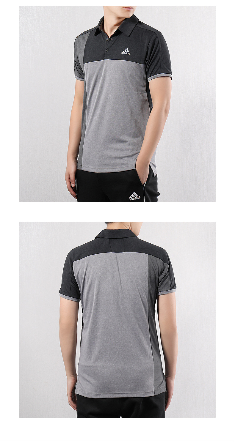 Adidas tay ngắn nam 2019 hè mới thể thao áo sơ mi POLO thoáng khí áo thun nửa tay DV0918 - Áo polo thể thao áo thun polo nam cao cấp