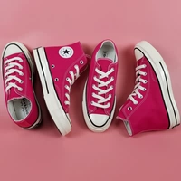 CONVERSE Converse 1970s Samsung Rose Red Chuck 70 cao để giúp giày thấp giày vải thông thường giày tập thể dục