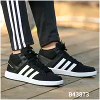 Giày thể thao nam Adidas 2018 mùa đông giày thể thao mới văn hóa giày tennis giày cao giày thông thường B43873 giày sneaker năm 2021