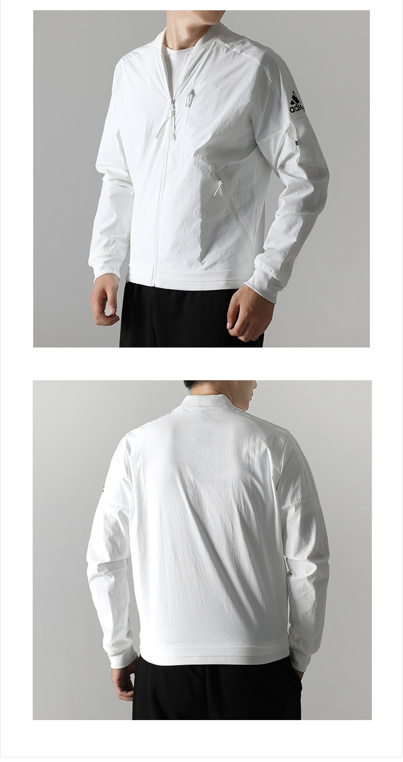 Adidas Adidas Men 2019 Mùa xuân Áo khoác thể thao mới dệt Áo giữ ấm cổ áo DX7192 - Áo khoác thể thao / áo khoác áo khoác the thao puma nam