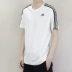 Adidas Adidas Men 2019 Mới thể thao hàng đầu thoáng khí tay áo ngắn cổ tròn một nửa áo thun tay áo S98716 Áo khoác thể thao / áo khoác