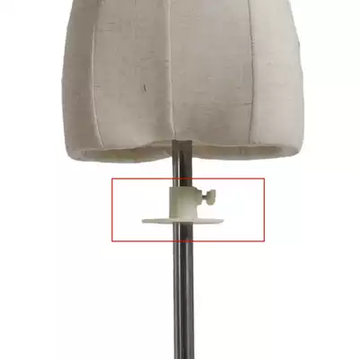 Cloth-covered half-body model props Men's and women's accessories Bottom reinforcement screw tray bottom seat pole bracket to prevent sliding