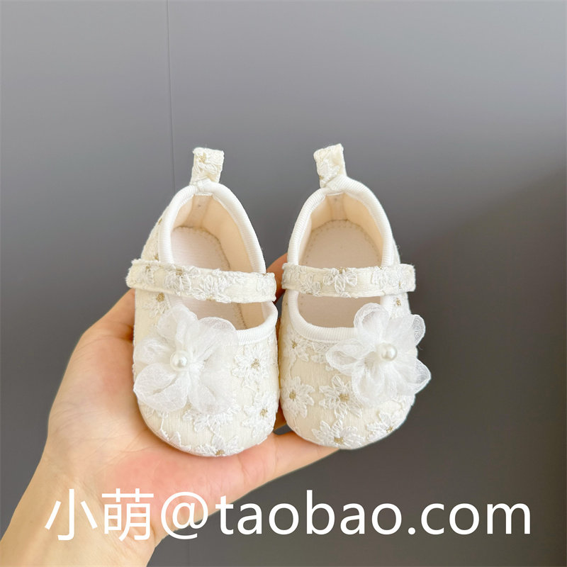 24新款春夏婴儿软底鞋0-1岁不掉跟宝宝学步单鞋6到12个月公主鞋 — 4