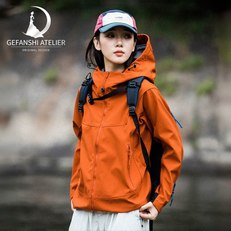 German Gfs Outdoor Softshell Jacket Three-In-One Women's 2026 New Windproof and Waterproof Hiking and Mountaineering Jacket German Gfs Outdoor Softshell Jacket Three-In-One Women's 2026 New Windproof and Waterproof Hiking and Mountaineering Jacket