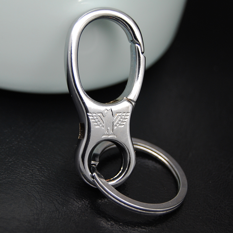 Strongman 420-1A key buckle male and female waist hanging car key chain brief metal pendant ring ring small gift