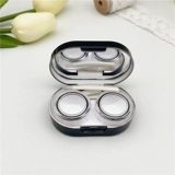 Маленькие невидимые очки, двойная коробка для хранения, простой и элегантный дизайн, зеркальный эффект
