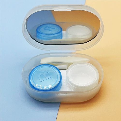 Брендовые невидимые очки, сменная двойная коробка для хранения, простой и элегантный дизайн