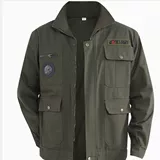 Осенний джинсовый износостойкий хлопковый комбинезон, увеличенная толщина, защита от ожогов