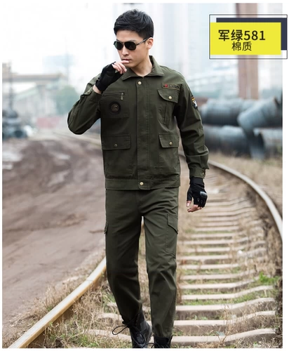 Летний тонкий мужской износостойкий камуфляжный комбинезон, защита от ожогов