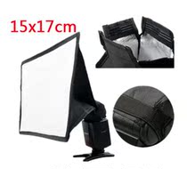 15X17CM machine top light soft light box External flash outside flash folding soft light cover deliver portable bag 15 * 17cm