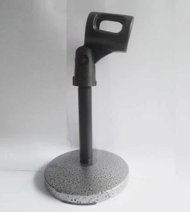Handheld microphone special desktop frame cast iron disc bracket microphone bracket