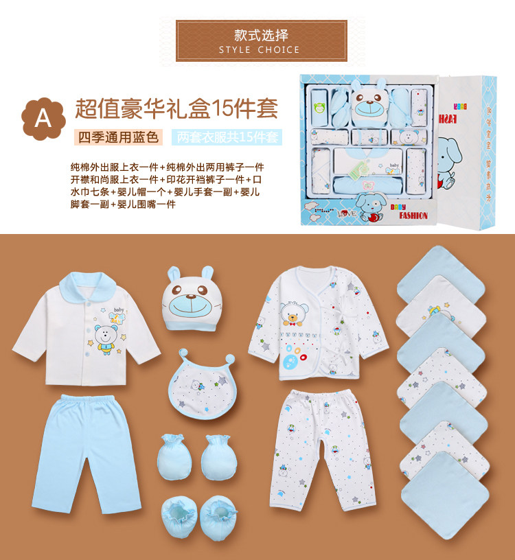 Coffret cadeau pour bébé - Vêtements + Fournitures - Ref 1950764 Image 19