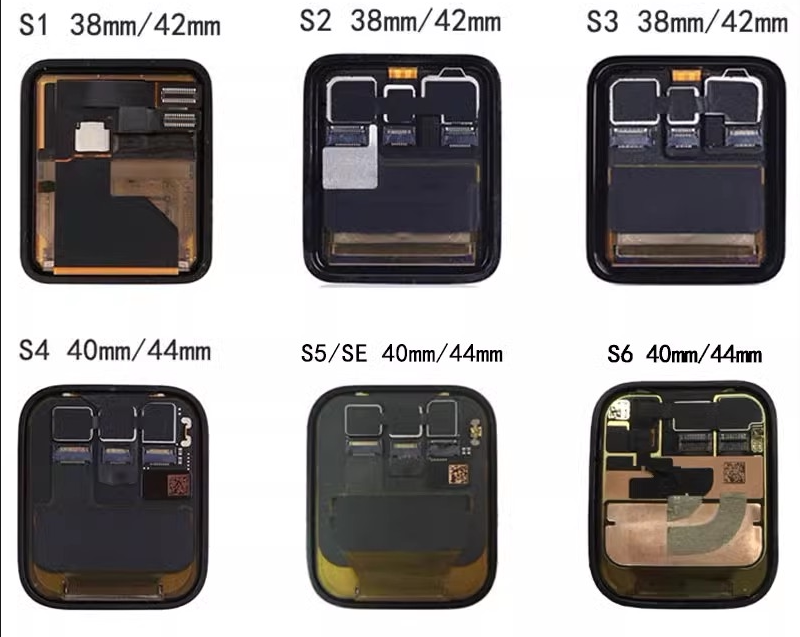 Suitable for iWatch S1/2/3/4/5/6 Apple Watch Lcd Screen Assembly S7/Se42/40/44Mm