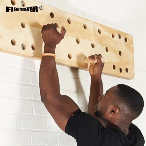 Household Climbing Wall Kidsren's Climbing Wall Indoor Climbing Board Hole Board Wooden Climbing Wall Finger Strength Board Arm Strength Training