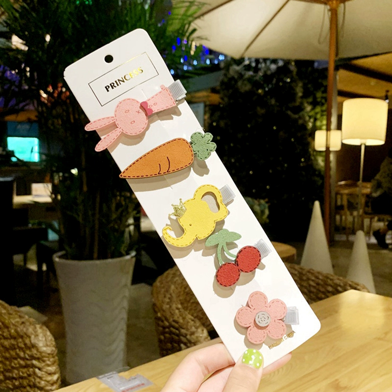 Hàn quốc dễ thương trẻ em kẹp tóc bé bb kẹp tóc gãy kẹp công chúa mũ bé gái kẹp tóc cô gái kẹp tóc - Phụ kiện tóc