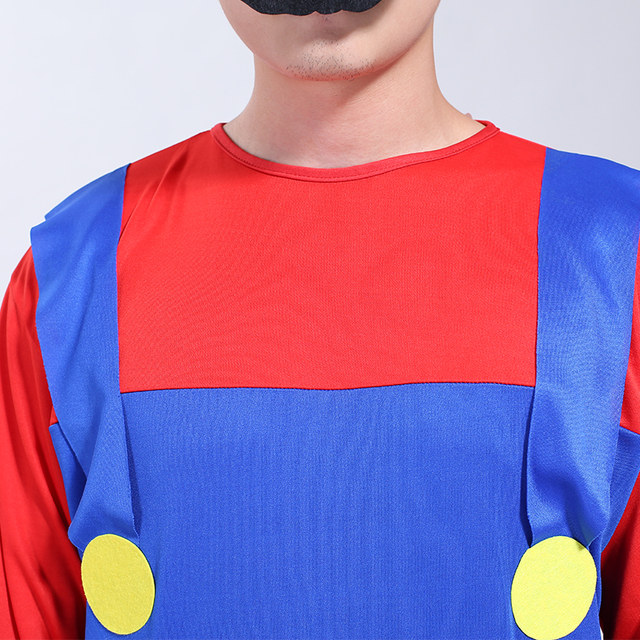 Halloween ຜູ້ໃຫຍ່ແລະເດັກນ້ອຍເຕັ້ນ props Mário Super Mario ກາຕູນ doll cosplay costume