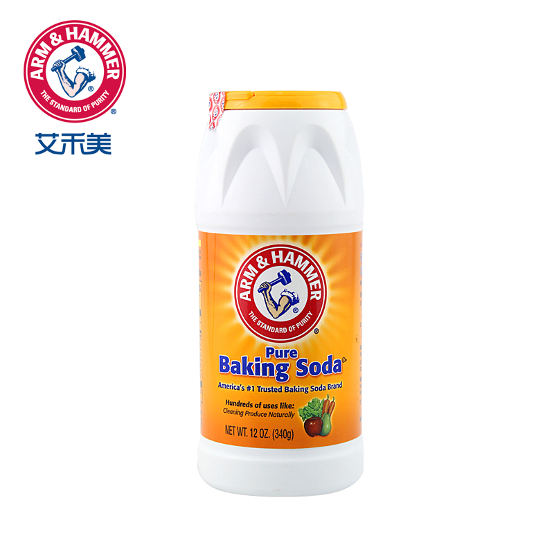 艾禾美 美国进口小苏打340g摇摇瓶 清洗蔬果 餐具清洁 美白牙齿