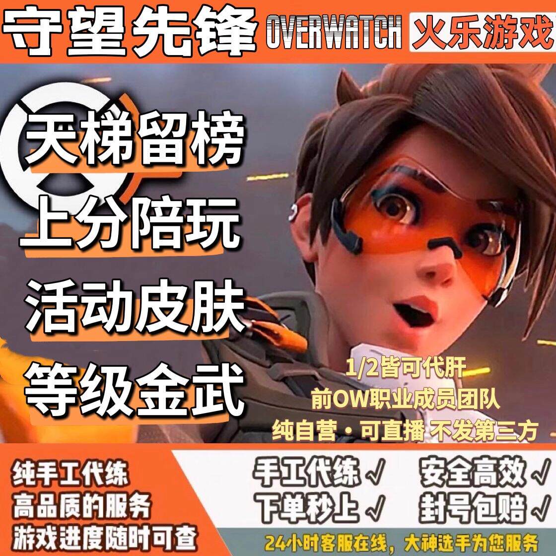 守望先锋5个皮肤+代练上分神器？100元搞定排位_游戏皮肤_淘宝游戏网