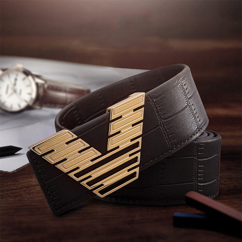 Brand Chapo Van Manny leather men's leather men's business casual cow leather pants with middle-aged youth flat