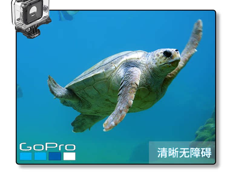 GoPro HERO 6 5 máy ảnh kỹ thuật số máy ảnh sâu lặn chống thấm vỏ phụ kiện máy ảnh