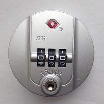 XFG TSA007 customs code lock PKE lock ZCL TSA007 round lock aluminium frame lock suitcase lock repair