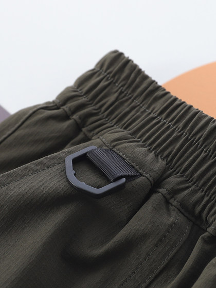 男童春夏防蚊虫裤子2025款中大童儿童装男孩帅气时髦偏薄休闲长裤