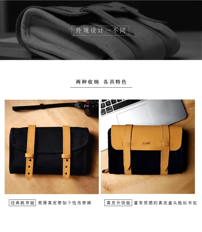 Dpark đa chức năng lưu trữ kỹ thuật số túi di động chuột tai nghe dữ liệu cáp bảo vệ hoàn thiện túi đĩa cứng di động túi đựng airpod 2