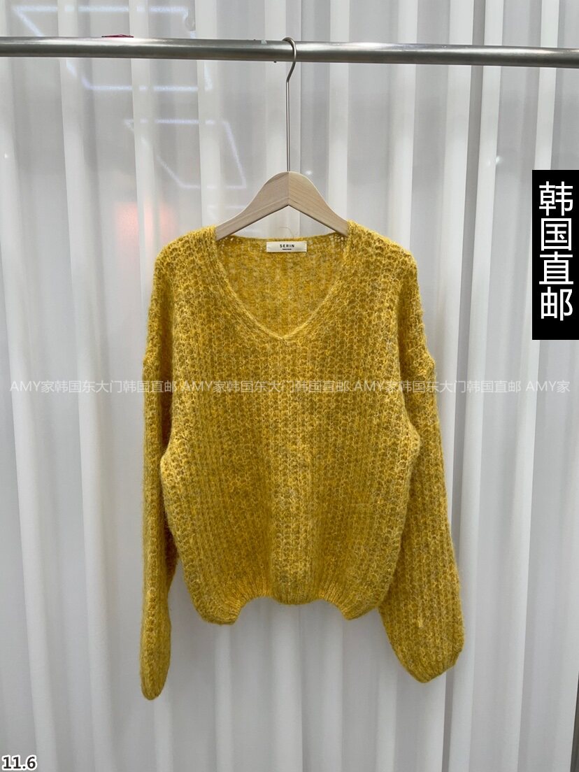 Amy Home Korea Direct mail East gate 2023 Winter fit new X sweater 22020534-Taobao