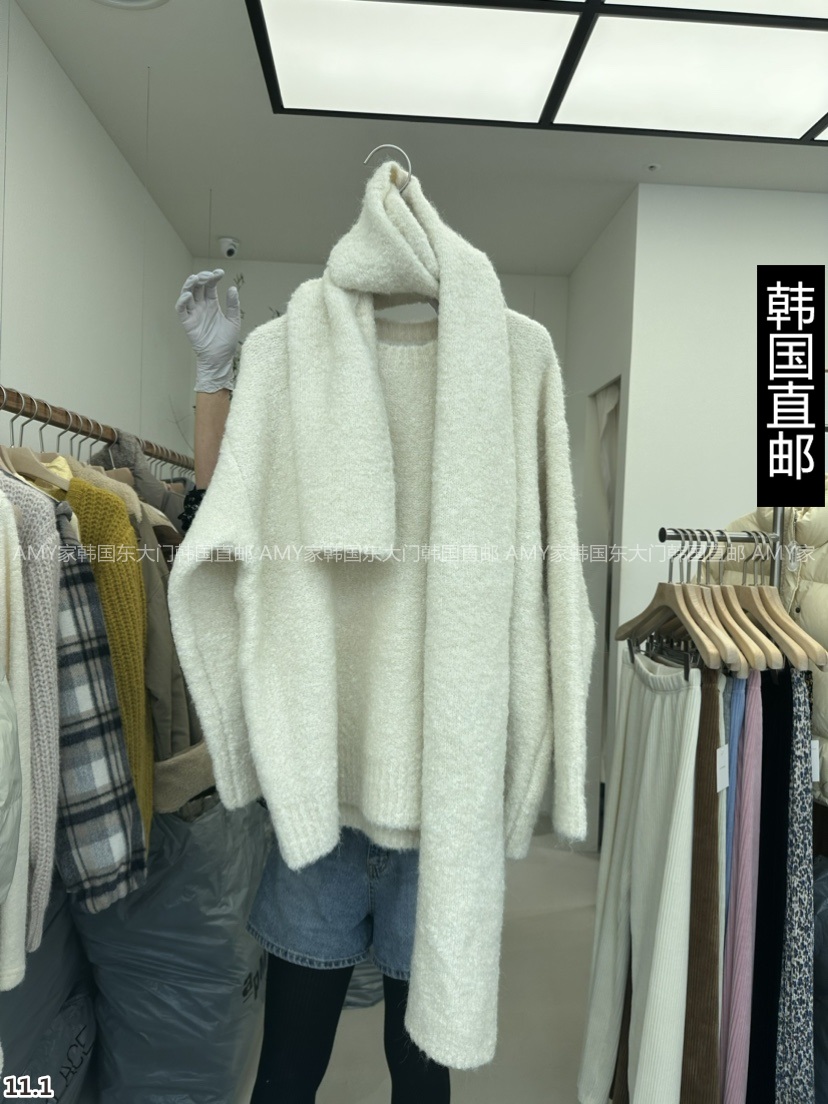 Amy Home Korea Direct mail East gate 2023 Winter fit new sweater 21260338-Taobao