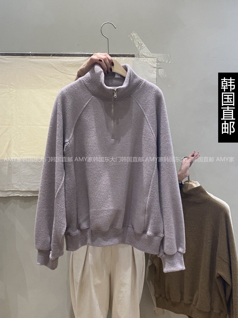 Amy Home Korea Direct mail East gate 2024 Winter fit new LAKE-A sweater 23100036-Taobao