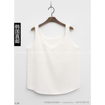 Amys Korean direct mail to Dongdaemun 2024 summer new style G I-L suspender vest 16190005
