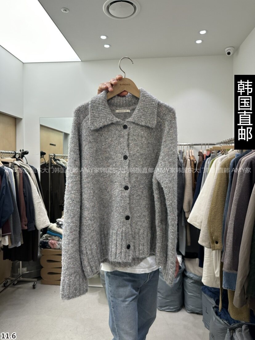 Amy Home Korea Direct mail East gate 2023 Winter on the new BLENDING-p sweater 21310523-Taobao