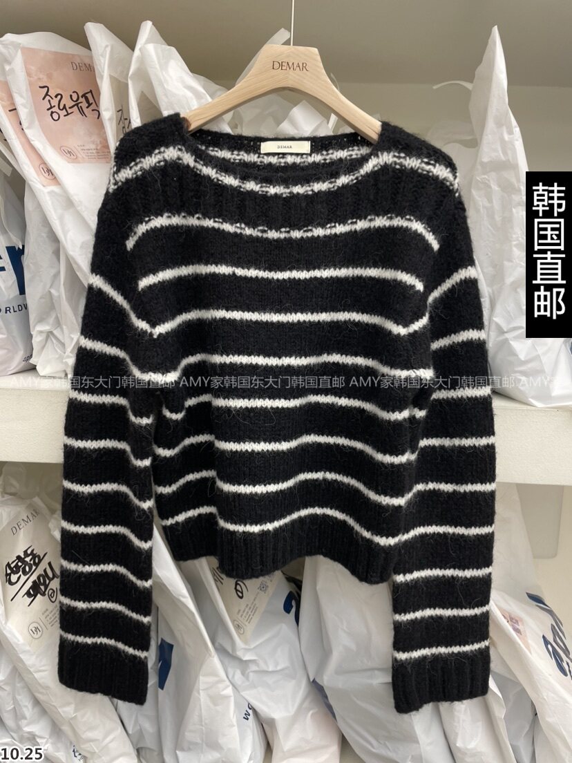 Amy Home Korea Direct mail East gate 2023 autumn winter new DEMAR sweater 21230051-Taobao