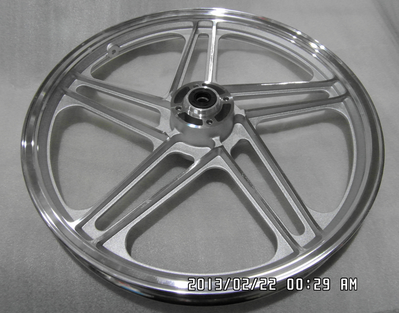 Jialing JH150-7C Jinhanwang (disc brake) front aluminum ring Original matching motorcycle accessories Jieli aluminum wheel