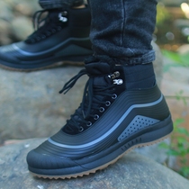 Cold-resistant -30° exported to Russia waterproof snow boots winter Northeastern thickened fur non-slip mens large cotton shoes