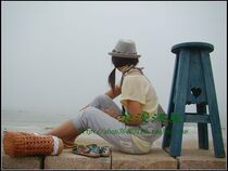 (Yesterdays country) Mediterranean wind bar stool pastoral countryside retro style Mediterranean furniture