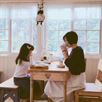 (Yesterdays country) Daily wooden hand made Mori retro table coffee table can be customized