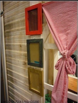 (Yesterdays country) Old time log frame photo frame photo wall Mediterranean Nordic solid wood