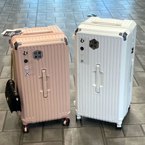 Scarecrow thickened suitcase female Japanese large-capacity suitcase 40 inch net red trolley case universal wheel fashion dense