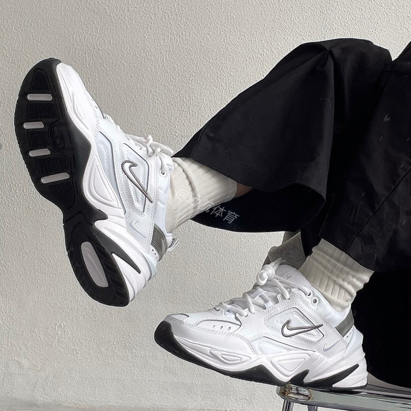 Nike M2K Tekno Men's and Women's Shock-Absorbing, Comfortable, Versatile Retro Casual Sports Dad Shoes Bq3378