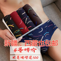 Three Gun Mens Underwear Briefs Boys Cotton Underwear Large Size Summer Thin Breathable Cotton Shorts