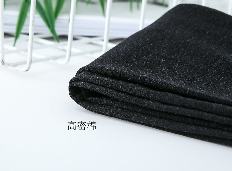 Quần lửng vàng dương tính mới 5032 mùa xuân và mùa thu dày mặc quần mật độ cao áp lực cottonpipe đáy quần vớ đùi cotton đẹp