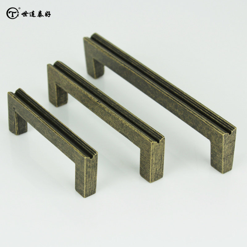 Selentai is antique as pure copper European cabinet door Wardrobe drawer drawer small handle HK215